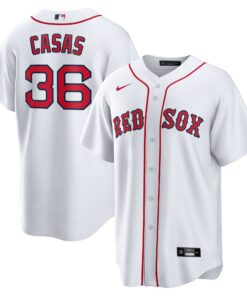 Men's Boston Red Sox Triston Casas Nike White Home Replica Jersey