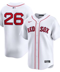 Men's Boston Red Sox Wade Boggs Nike White Home Limited Player Jersey