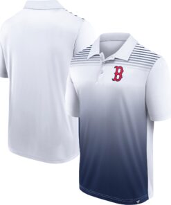 Men's Boston Red Sox White/Navy Big & Tall Sublimated Polo
