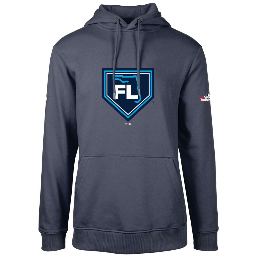 Men's Grapefruit League Levelwear Navy 2024 Spring Training Florida Podium Fleece Pullover Hoodie