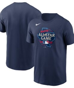 Men's Nike Navy 2024 MLB All-Star Game Logo T-Shirt