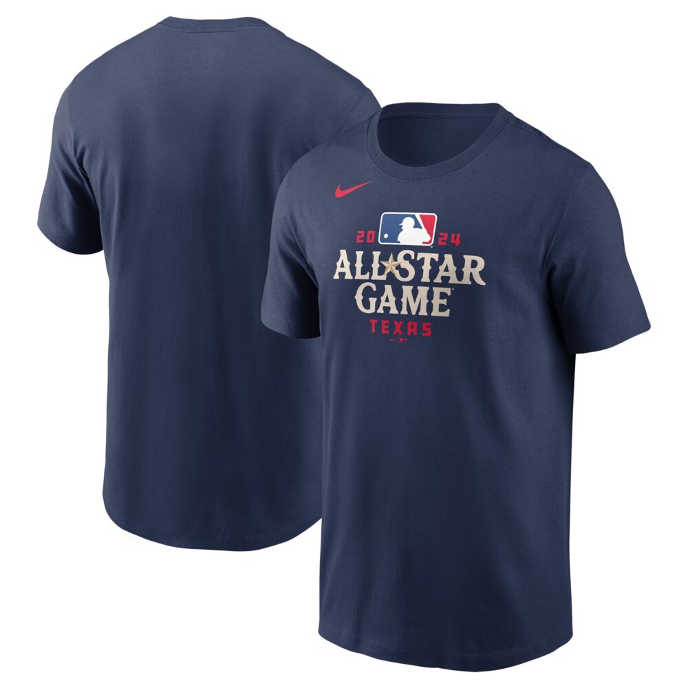 Men's Nike Navy 2024 MLB All-Star Game Wordmark T-Shirt