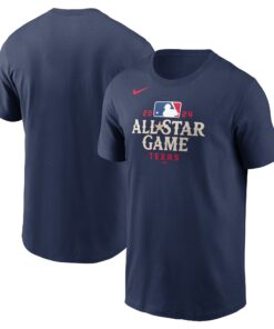 Men's Nike Navy 2024 MLB All-Star Game Wordmark T-Shirt