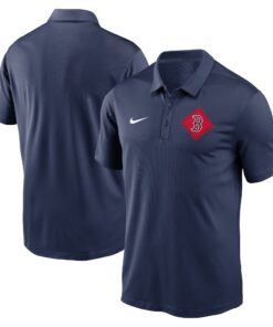 Men's Nike Navy Boston Red Sox Diamond Icon Franchise Performance Polo