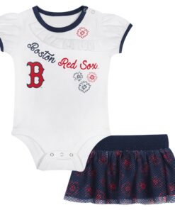 Newborn & Infant Boston Red Sox Sweet Bodysuit & Skirt Set