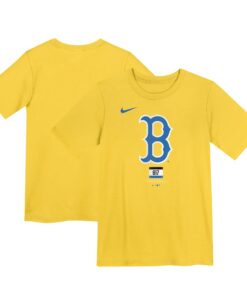 Preschool Boston Red Sox Nike Gold City Connect Large Logo T-Shirt