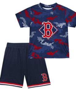 Toddler Boston Red Sox  Branded Navy Field Ball T-Shirt & Shorts Set