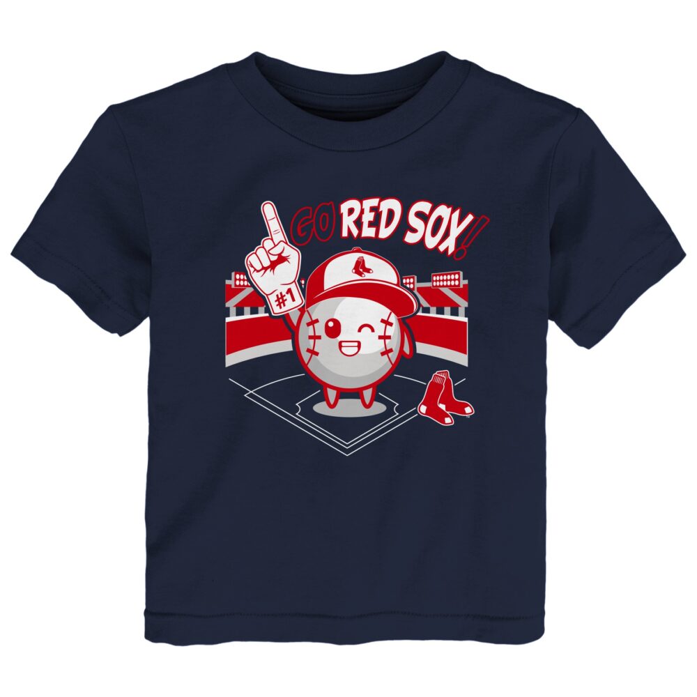 Toddler Boston Red Sox  Branded Red Ball Boy T-Shirt