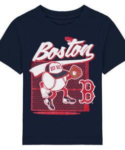 Toddler Boston Red Sox Navy On the Fence T-Shirt