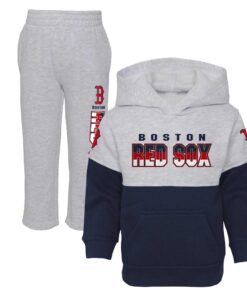 Toddler Boston Red Sox Navy/Heather Gray Two-Piece Playmaker Set