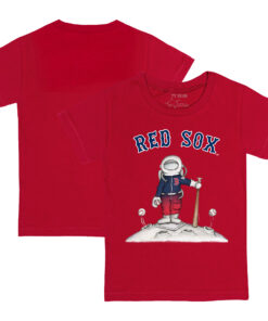 Toddler Boston Red Sox Tiny Turnip Red Astronaut T-Shirt