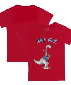 Toddler Boston Red Sox Tiny Turnip Red Bronto T-Shirt