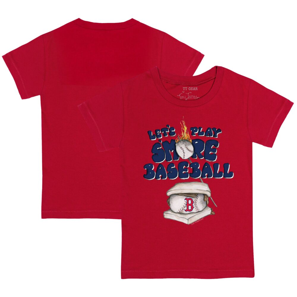 Toddler Boston Red Sox Tiny Turnip Red Smores T-Shirt