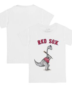 Toddler Boston Red Sox Tiny Turnip White Bronto T-Shirt