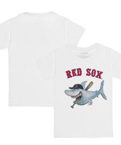 Toddler Boston Red Sox Tiny Turnip White Shark Logo T-Shirt