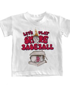 Toddler Boston Red Sox Tiny Turnip White S'mores T-Shirt