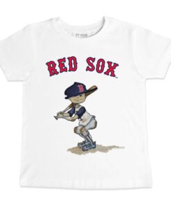 Toddler Boston Red Sox Tiny Turnip White Team Slugger T-Shirt