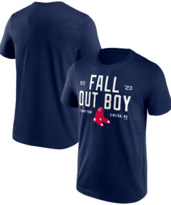 Unisex Fall Out Boy Navy Fenway Park Tour T-Shirt