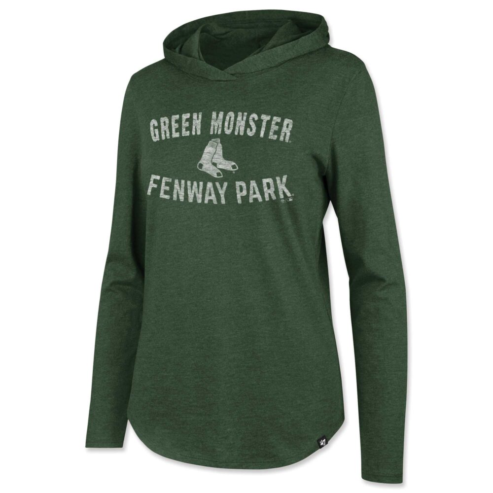 Women's Boston Red Sox  '47 Green Frankie Lightweight Pullover Hoodie