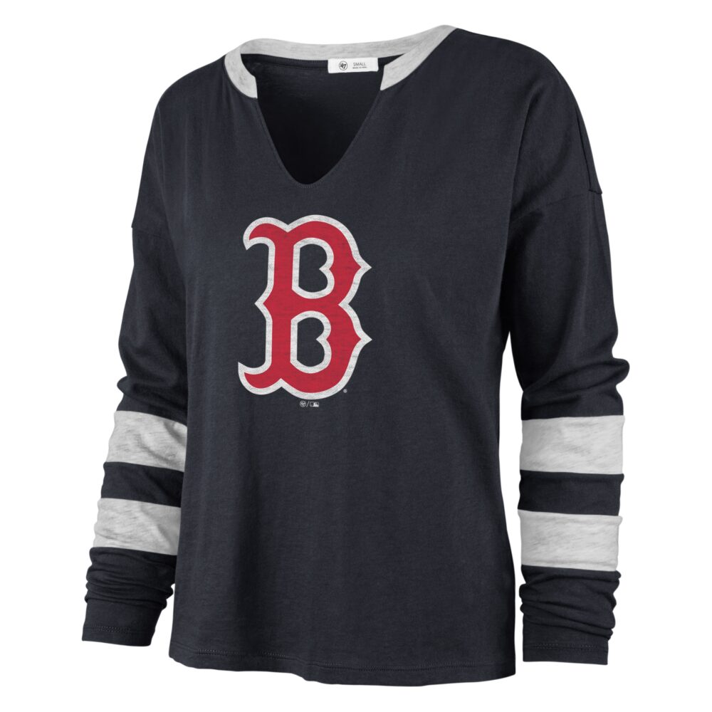 Women's Boston Red Sox  '47 Navy Celeste Long-Sleeve T-Shirt