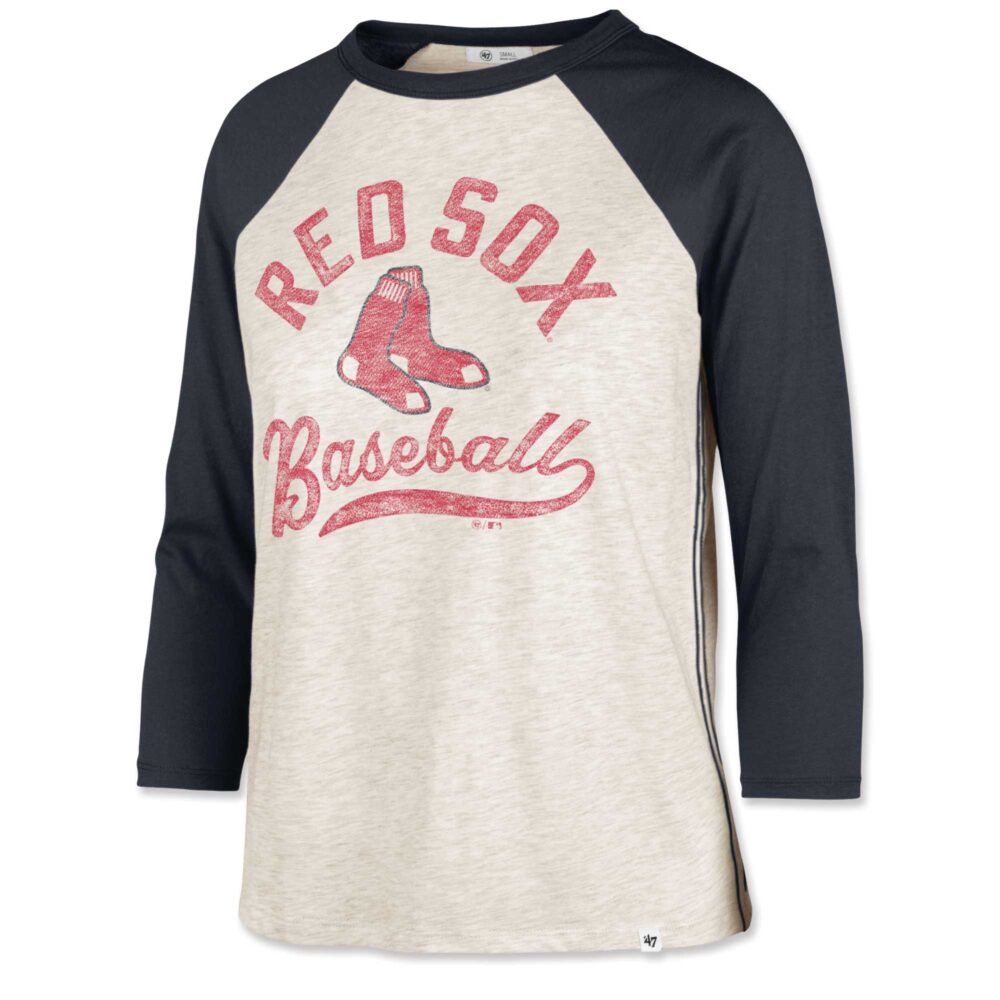 Women's Boston Red Sox  '47 Navy Retro Daze 3/4 Sleeve T-Shirt
