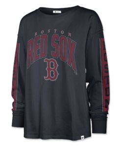 Women's Boston Red Sox  '47 Navy Statement SOA Long Sleeve T-Shirt