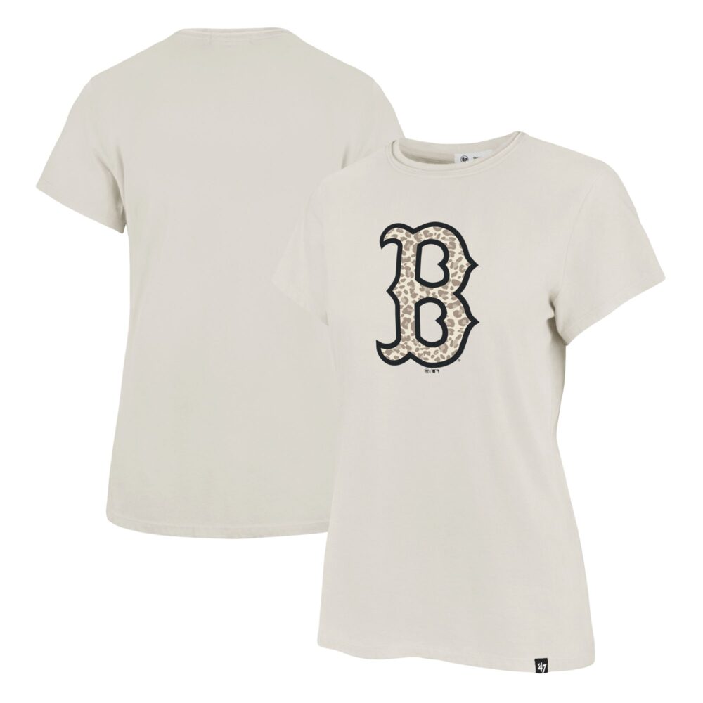 Women's Boston Red Sox '47 Oatmeal Imprint Frankie T-Shirt