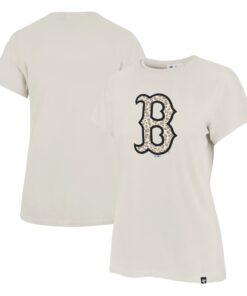 Women's Boston Red Sox '47 Oatmeal Imprint Frankie T-Shirt
