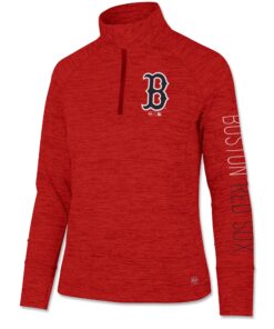 Women's Boston Red Sox  '47 Red Impact Quarter-Zip Pullover Top