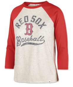 Women's Boston Red Sox  '47 Red Retro Daze 3/4 Sleeve T-Shirt