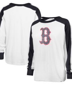 Women's Boston Red Sox '47 White Premier Caribou Long Sleeve T-Shirt