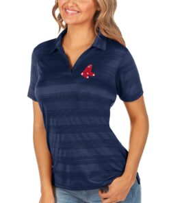 Women's Boston Red Sox Antigua Navy Compass Polo