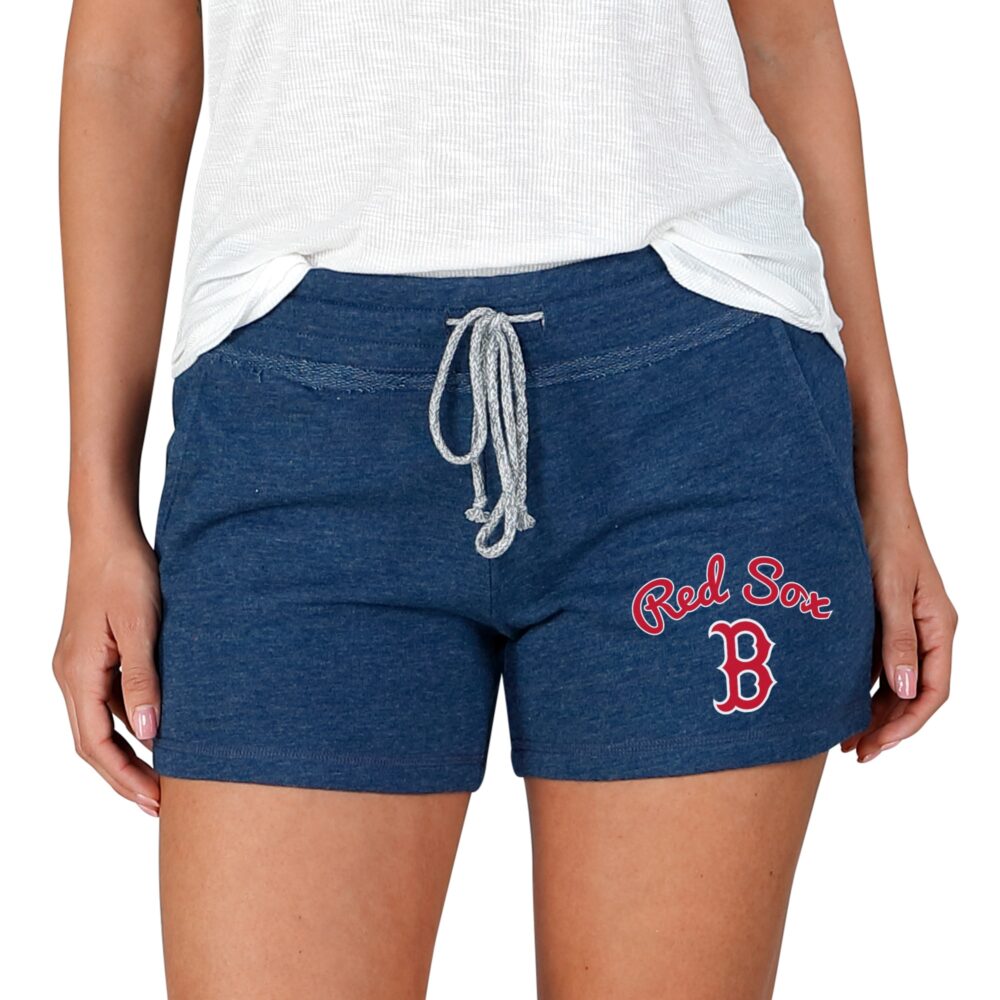 Women's Boston Red Sox Concepts Sport Navy Mainstream Terry Shorts