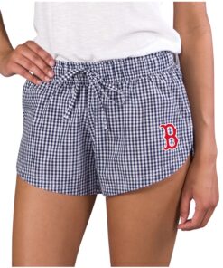Women's Boston Red Sox Concepts Sport Navy Tradition Woven Shorts