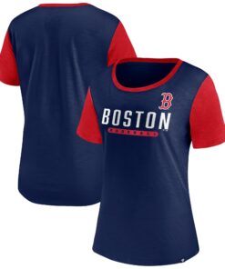 Women's Boston Red Sox  Branded Navy Mound T-Shirt