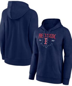 Women's Boston Red Sox  Branded Navy Team Live For It Pullover Hoodie