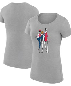 Women's Boston Red Sox  G-III 4Her by Carl Banks Heather Gray Baseball Girls Fitted T-Shirt