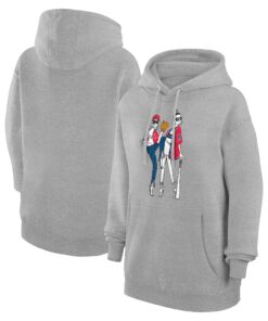 Women's Boston Red Sox  G-III 4Her by Carl Banks Heather Gray Baseball Girls Fleece Pullover Hoodie