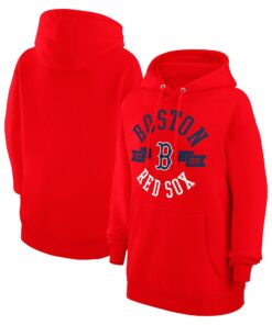 Women's Boston Red Sox G-III 4Her by Carl Banks Red City Graphic Pullover Hoodie