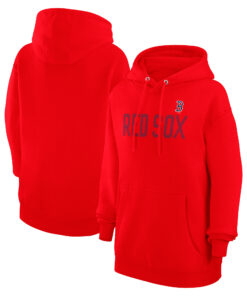 Women's Boston Red Sox  G-III 4Her by Carl Banks Red Dot Print Pullover Hoodie