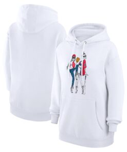 Women's Boston Red Sox  G-III 4Her by Carl Banks White Baseball Girls Fleece Pullover Hoodie