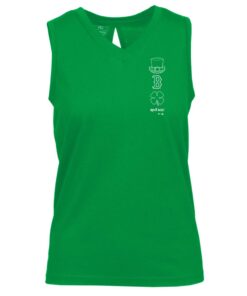 Women's Boston Red Sox  Levelwear Green St. Patrick's Day Paisley V-Neck Tank Top