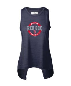 Women's Boston Red Sox  Levelwear Heather Navy Freedom Farm Tank Top