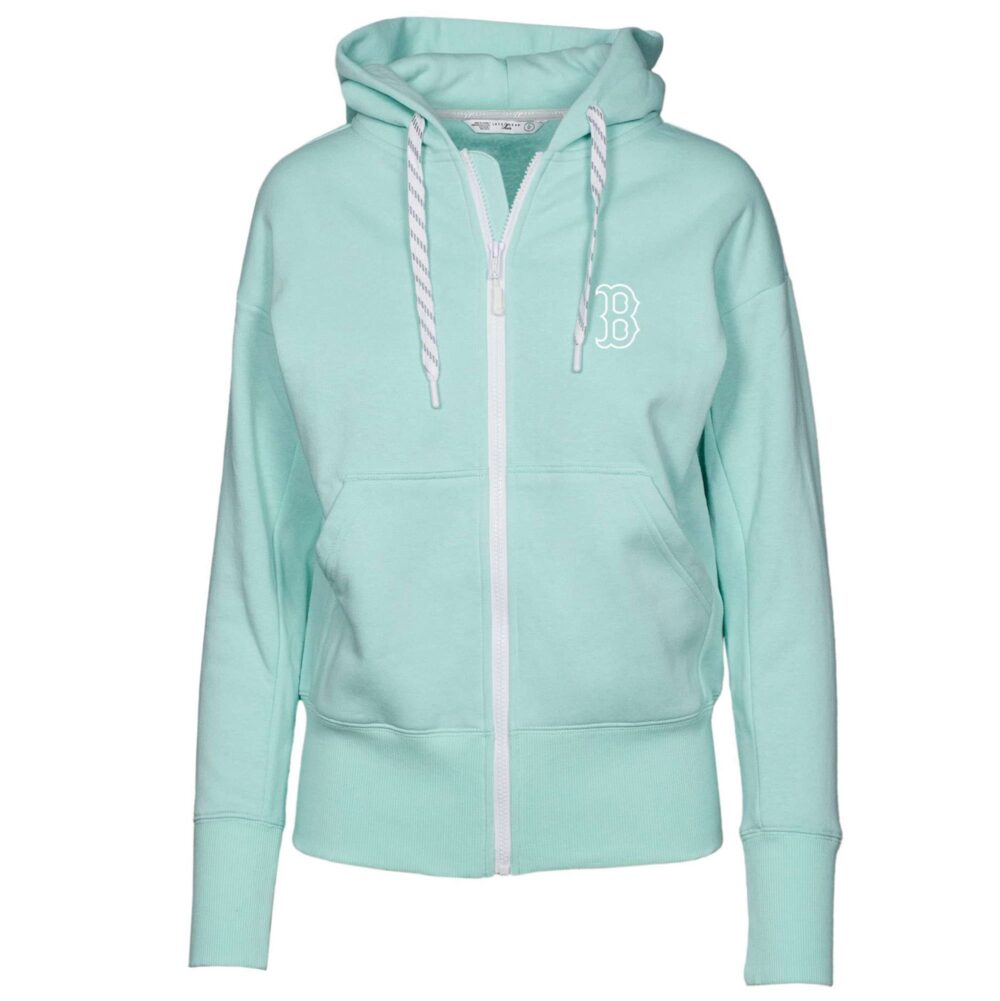 Women's Boston Red Sox  Levelwear Mint  Gardinia Core Full-Zip Hoodie