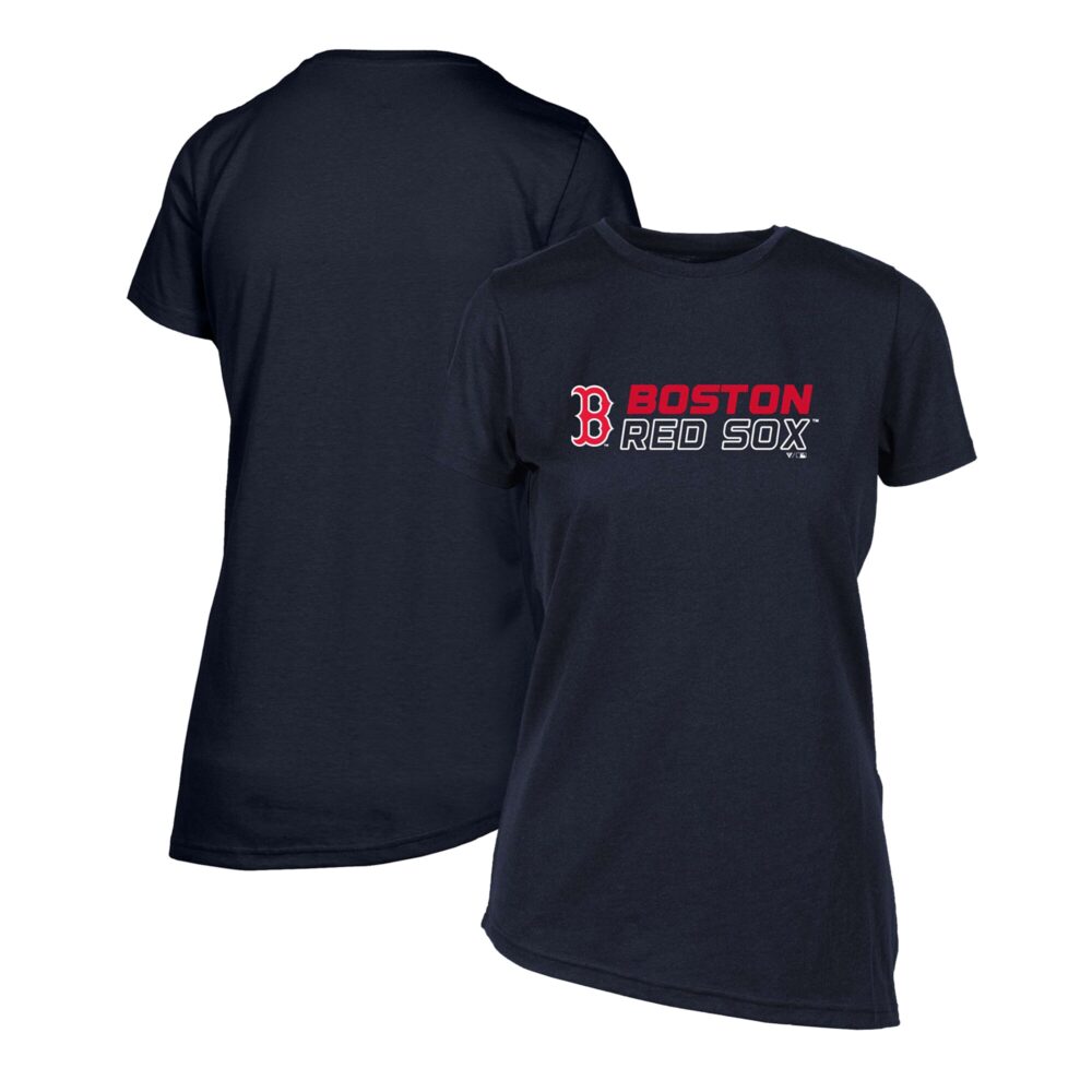 Women's Boston Red Sox  Levelwear Navy Birch Chase T-Shirt