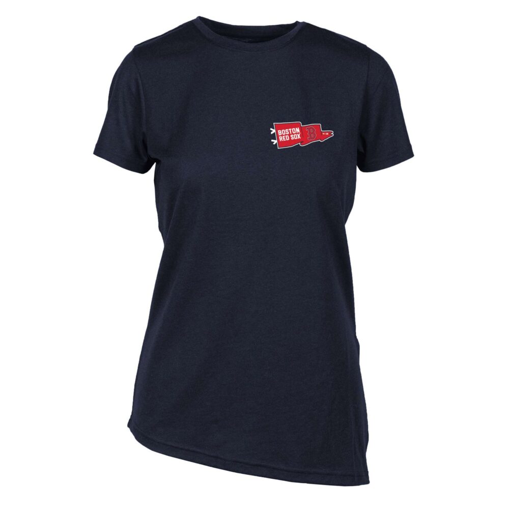 Women's Boston Red Sox  Levelwear Navy  Birch Rafters T-Shirt