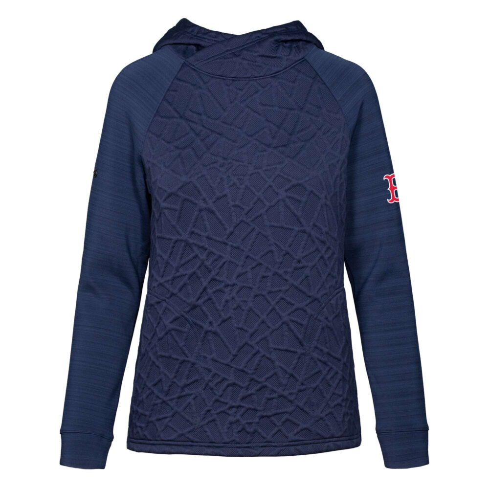 Women's Boston Red Sox  Levelwear Navy Kenzie Insignia 2.0 Pullover Hoodie