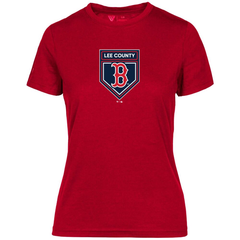 Women's Boston Red Sox Levelwear Red 2024 Spring Training Maddox T-Shirt
