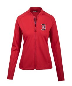 Women's Boston Red Sox Levelwear Red Ezra Full-Zip Jacket