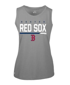 Women's Boston Red Sox Levelwear Steel Macy Muscle Tank Top